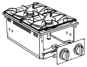 ПЛИТА ГАЗОВАЯ ВСТРАИВАЕМАЯ APACH SLDIG7RG4