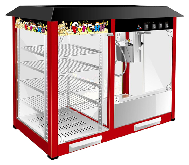 АППАРАТ ДЛЯ ПОПКОРНА AIRHOT POP-6W С ВИТРИНОЙ